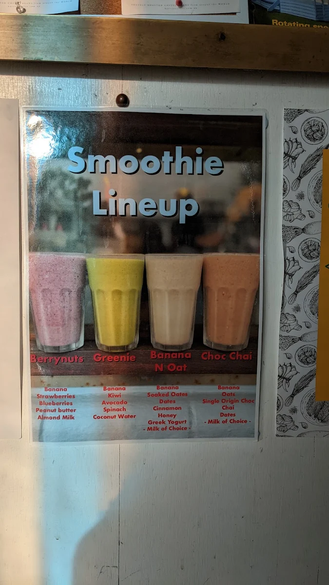 Menu, North Street Store
