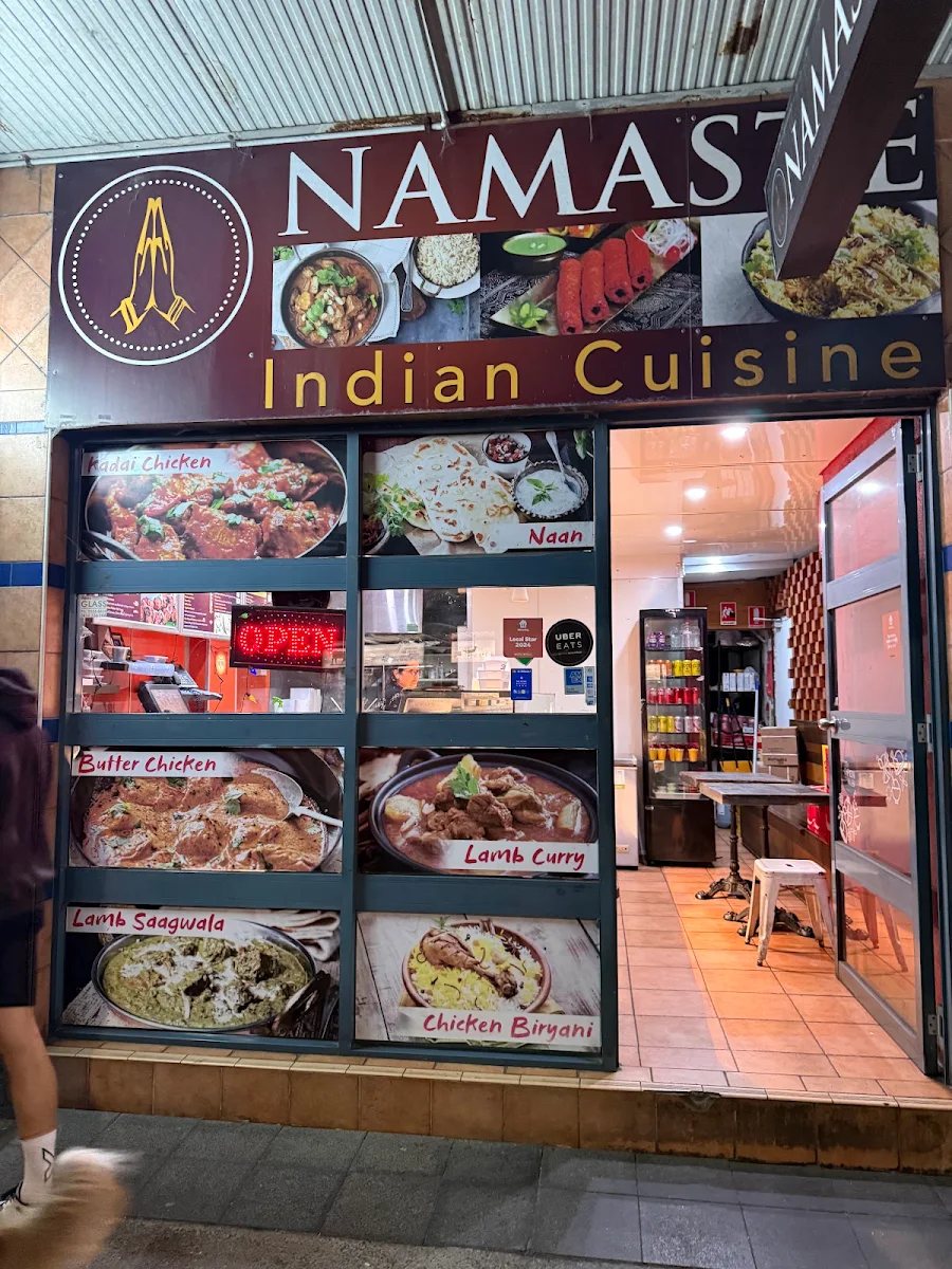 Menu, Namaste Indian Cuisine