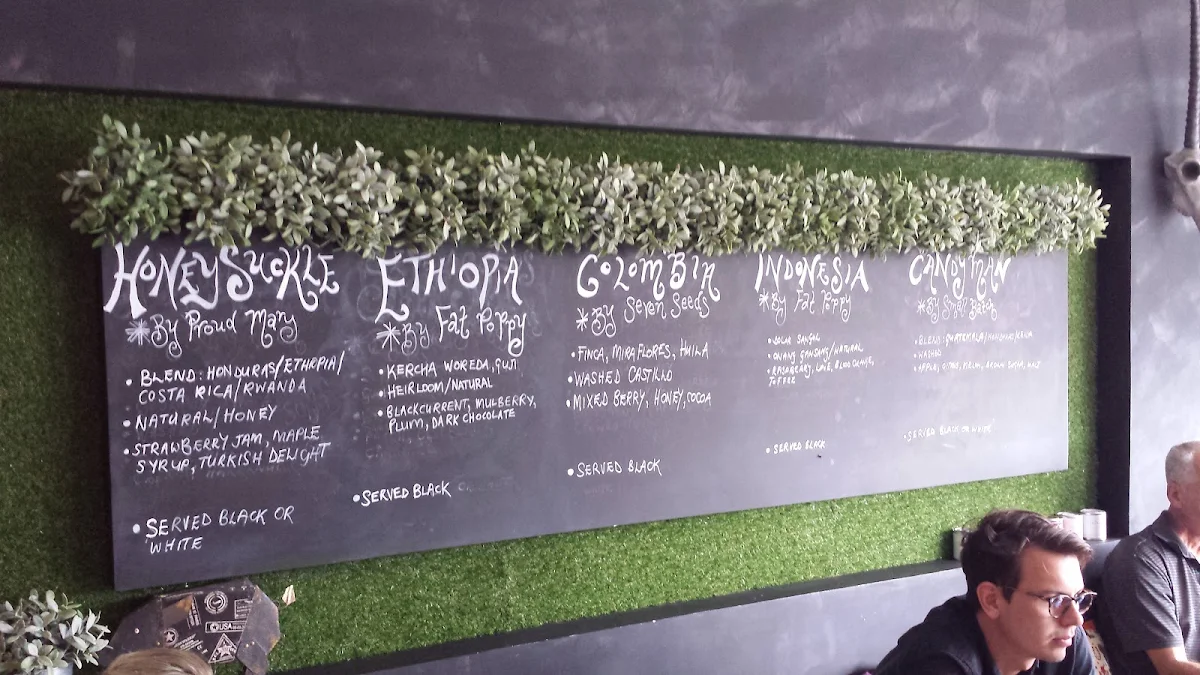 Menu, Lords of Pour