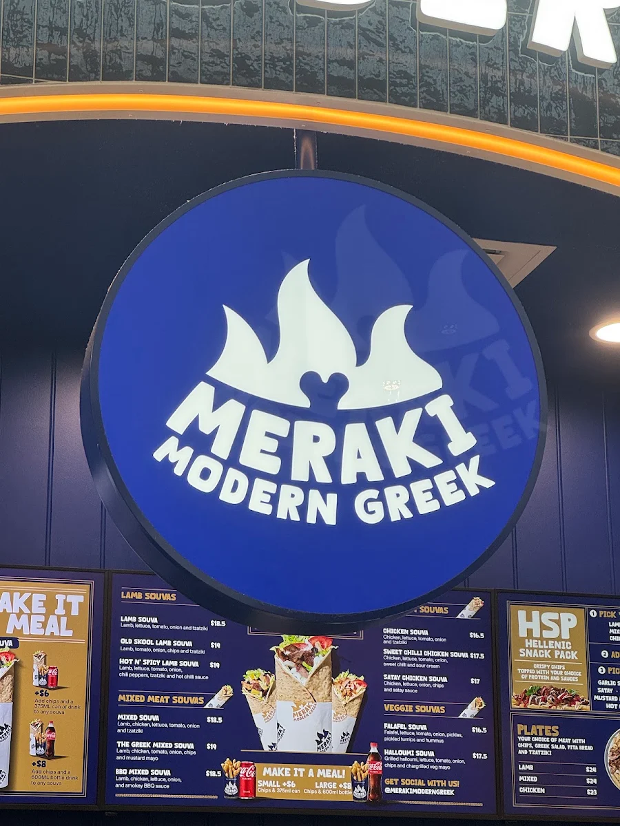 Menu, Meraki Modern Greek