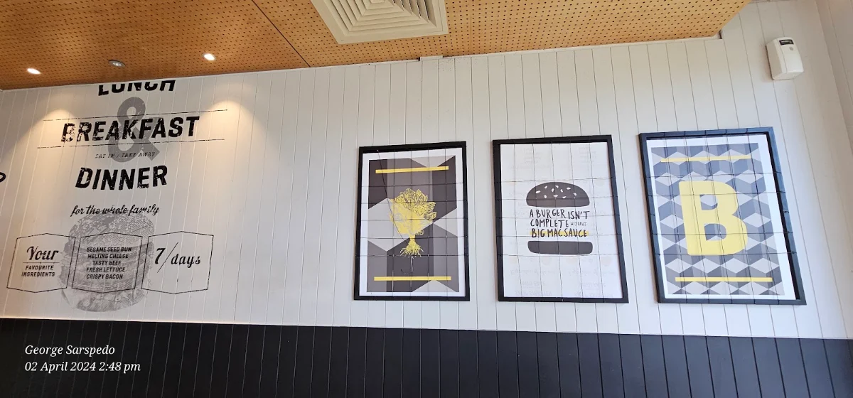 Menu, McDonald's Heathcote