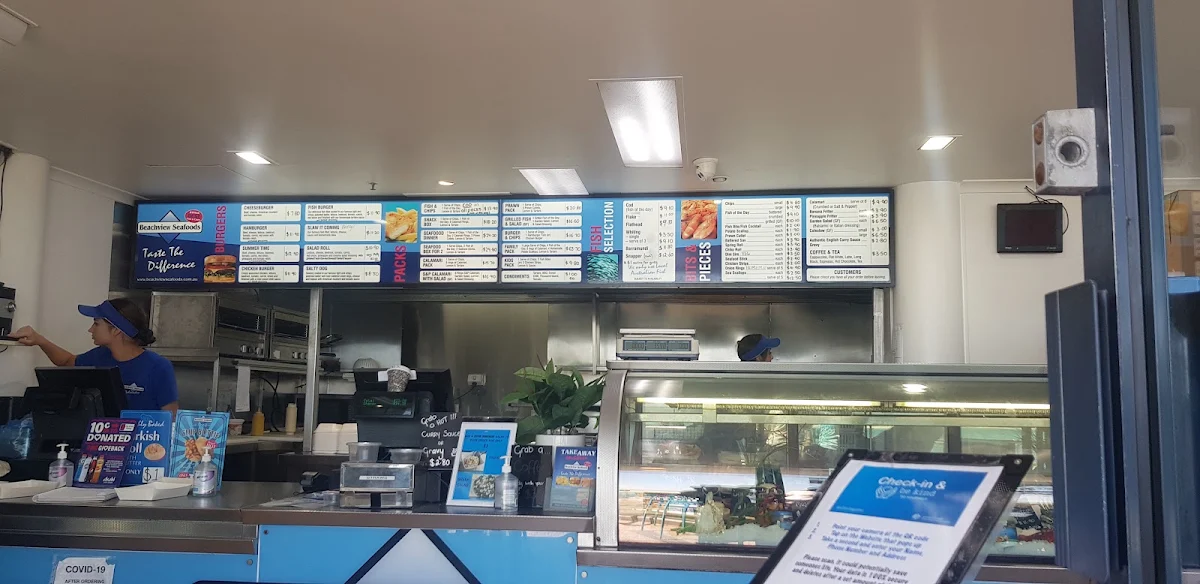 Menu, Beachview Seafoods