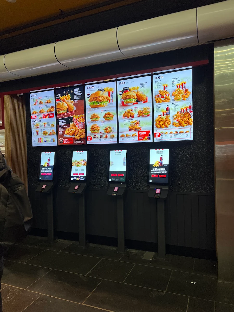 Menu, KFC Spencer St