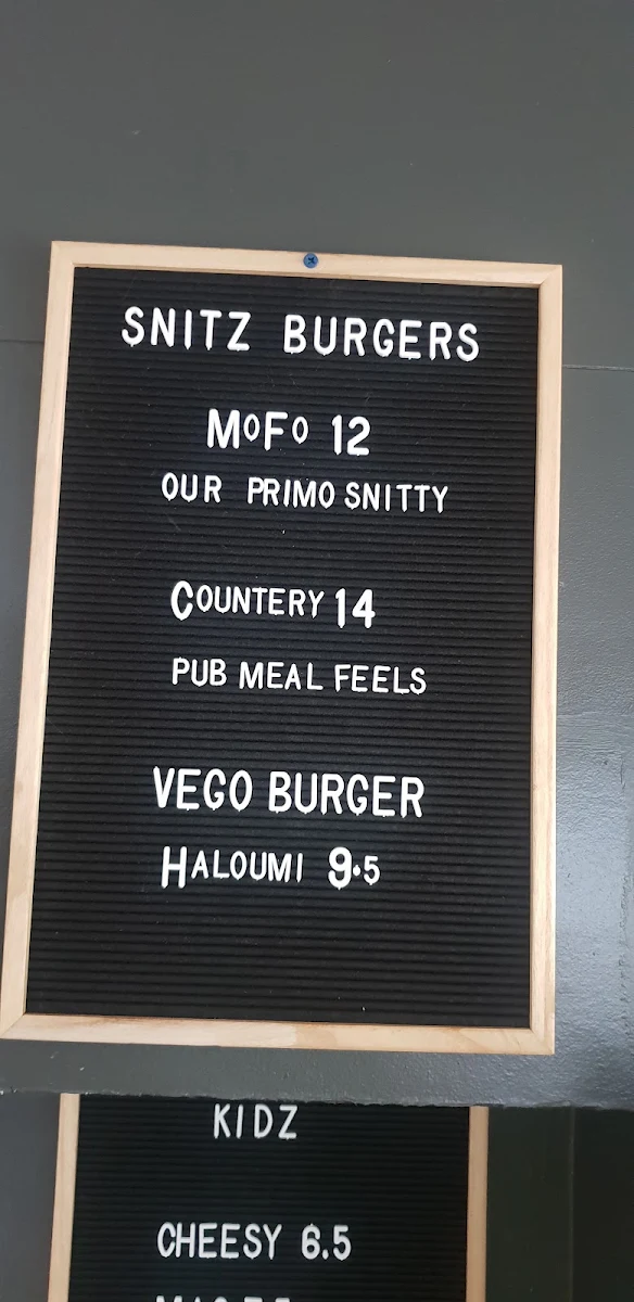 Menu, HOVE.
