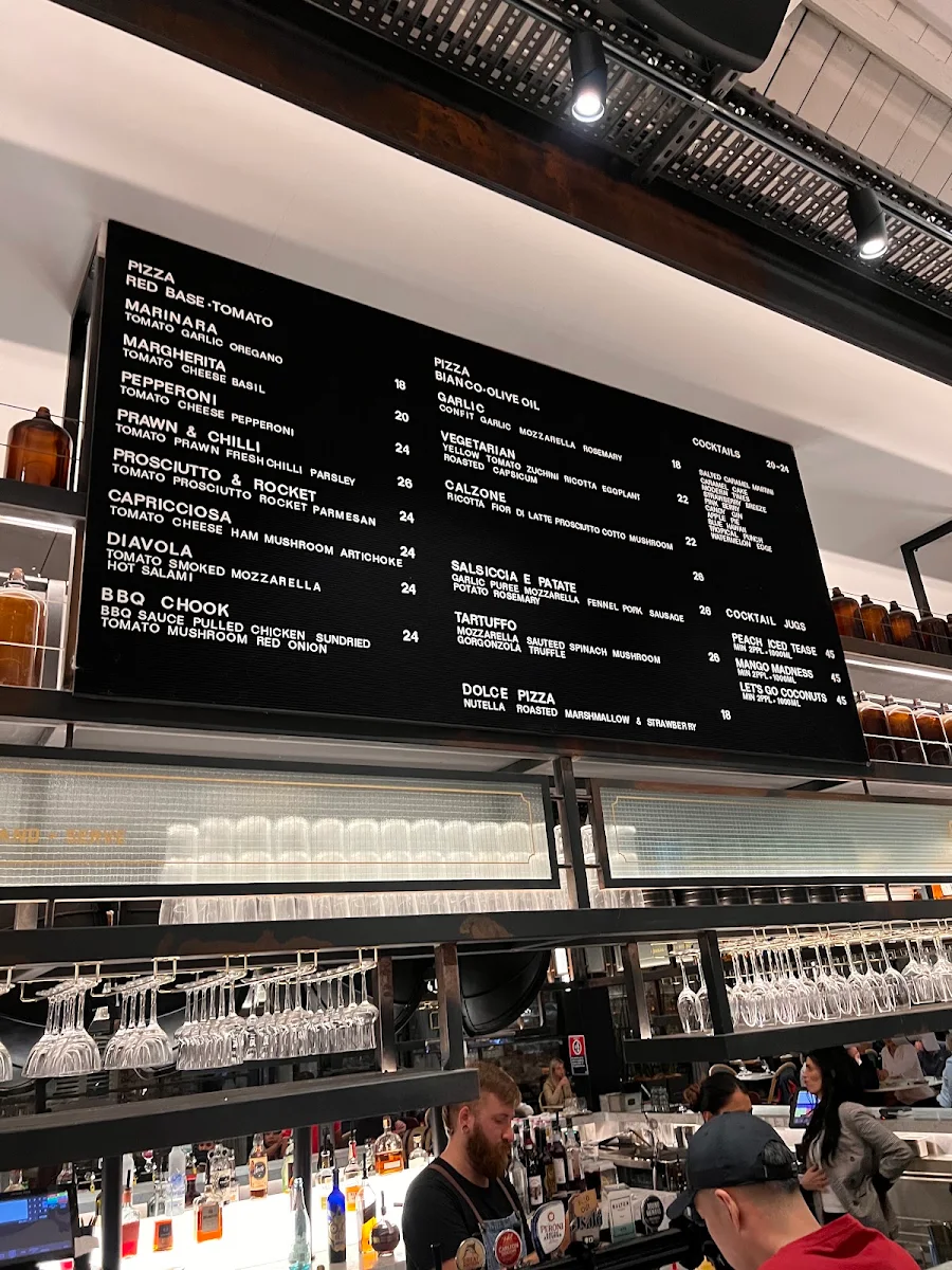 Menu, The Paper Mill Food
