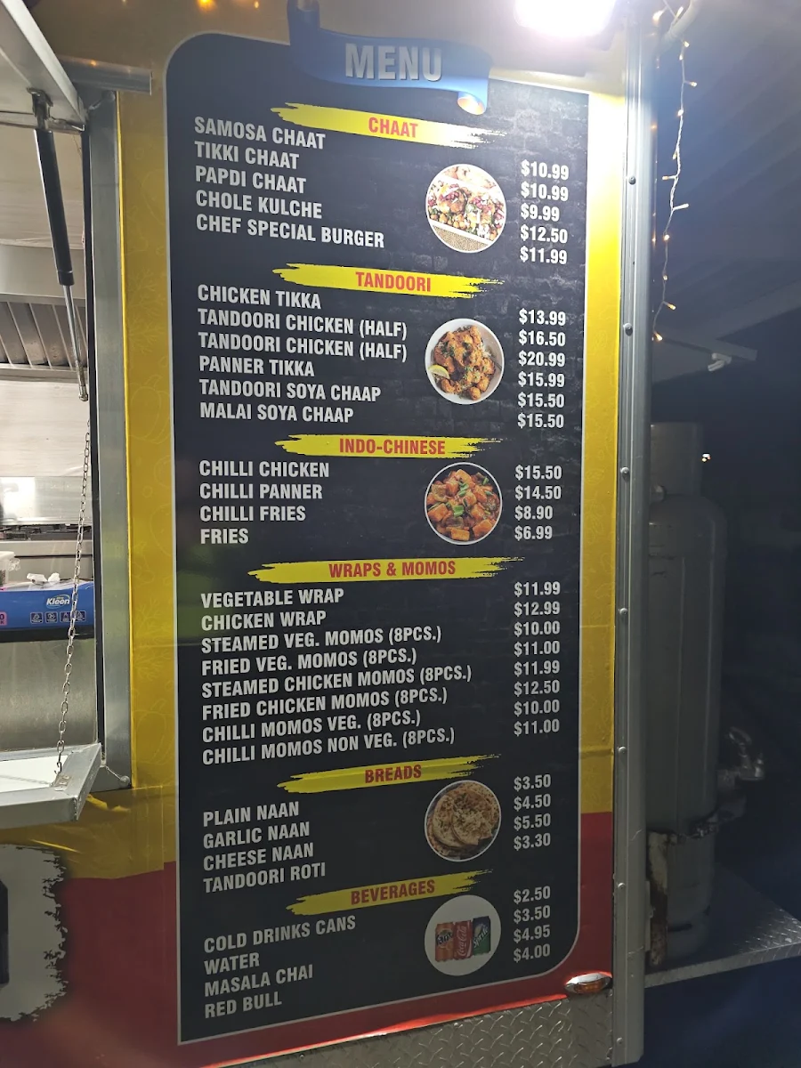 Menu, NAAN OF YOUR BUSINESS