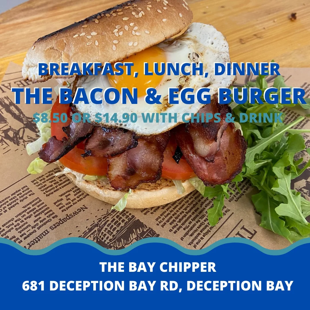 Menu, The Bay Chipper - Fish & Chips, Burgers 🐟🍟🍔