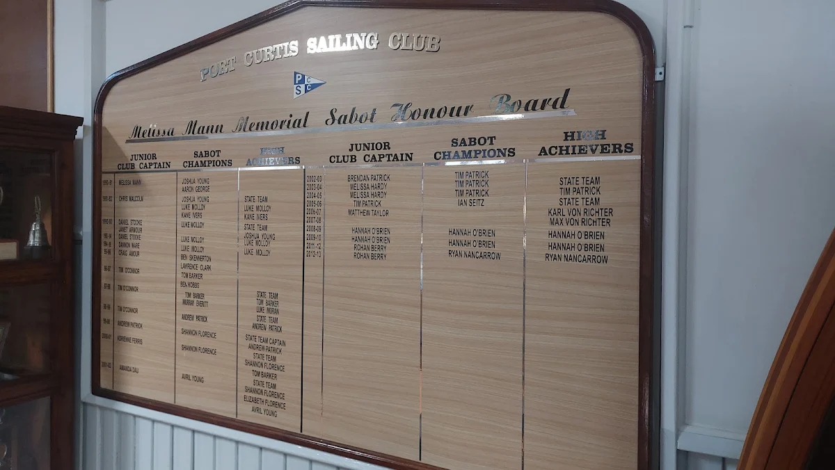 Menu, Gladstone Yacht Club