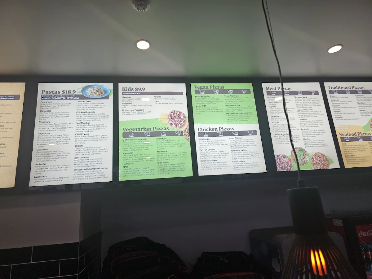 Menu, THE PIZZA MAKER - WERRIBEE