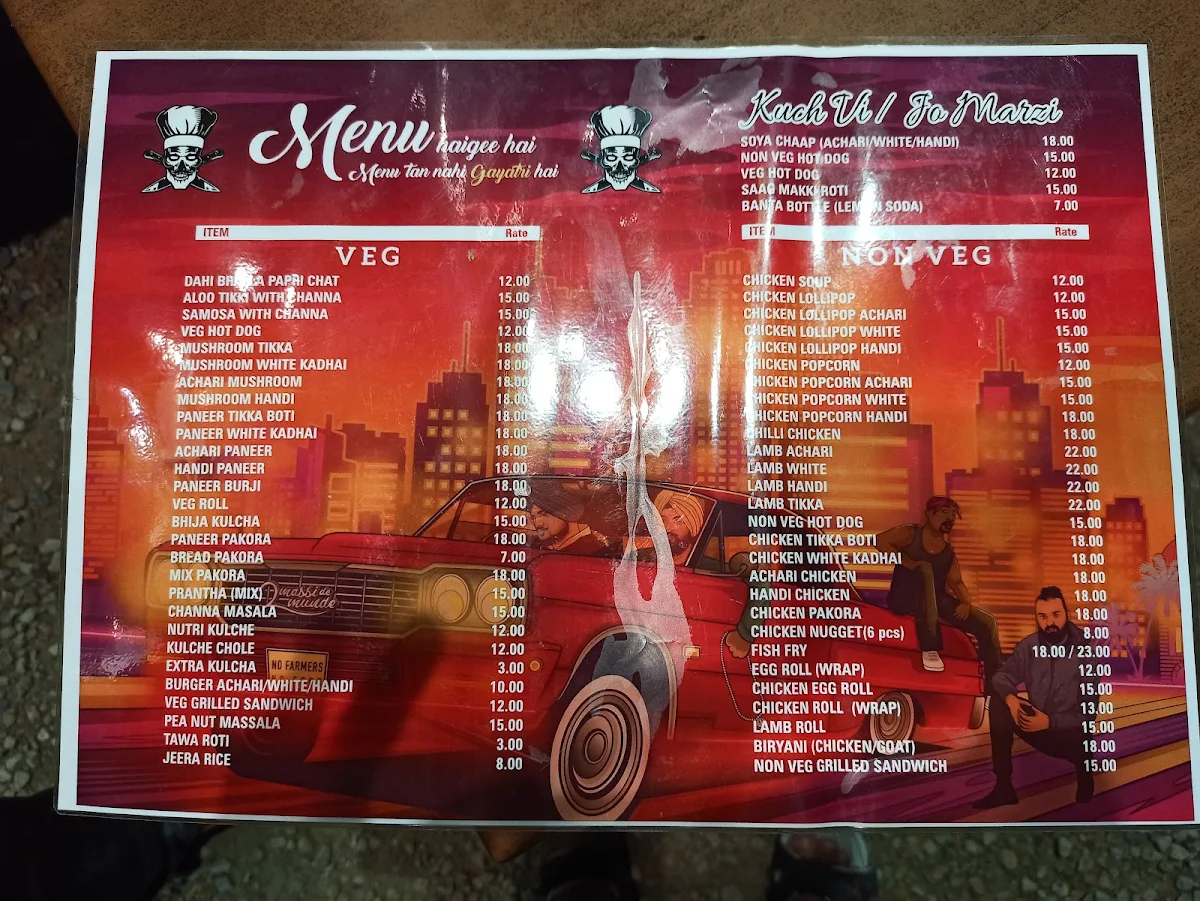 Menu, 2 Massi de Munde North