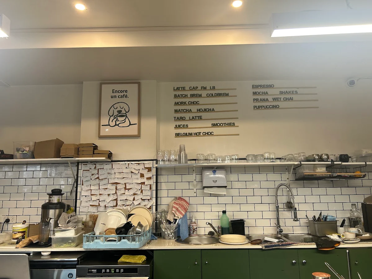 Menu, May & Mac Cafe