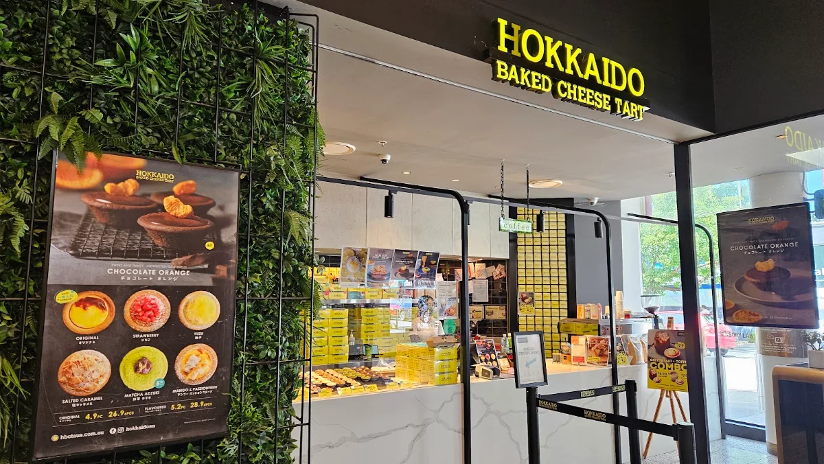 Menu, Hokkaido Baked Cheese Tart Box Hill