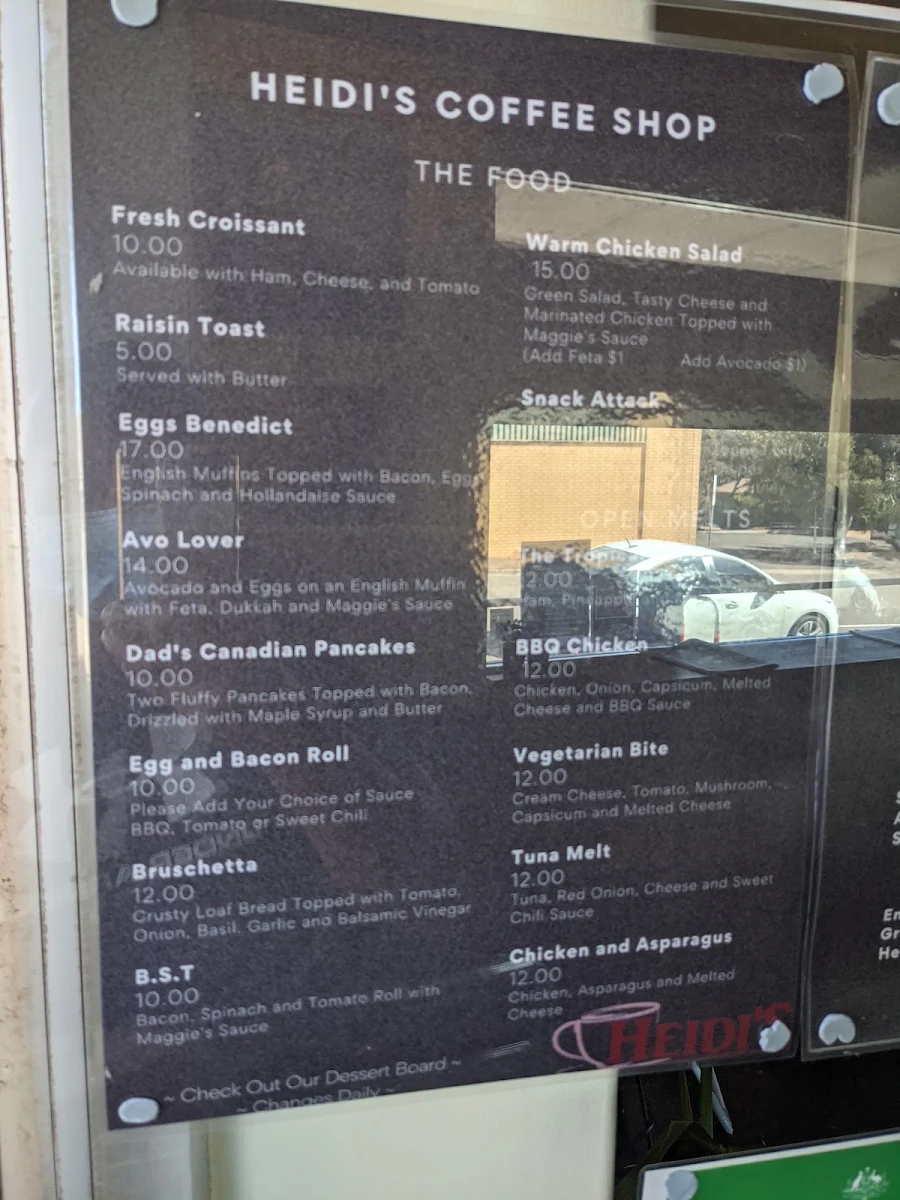 Menu, Blended Cafe