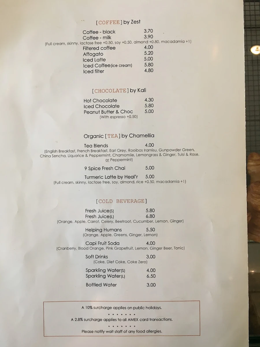 Menu, Leaps and Bounds Albert Park