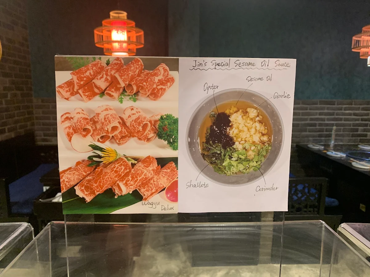 Menu, In the Jin Hot Pot
