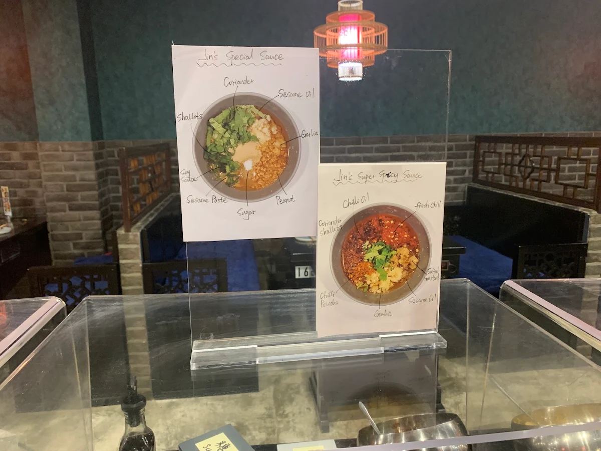 Menu, In the Jin Hot Pot