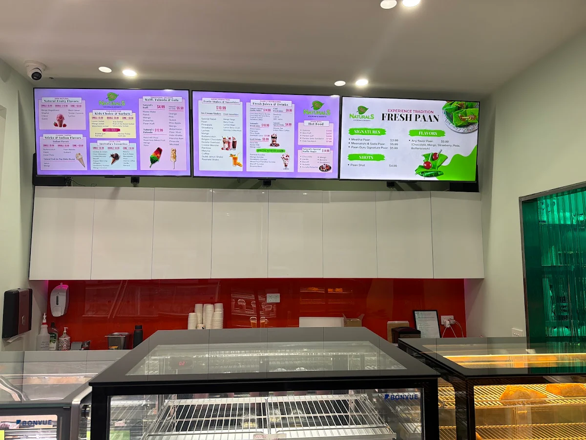 Menu, Paanguru Naturals