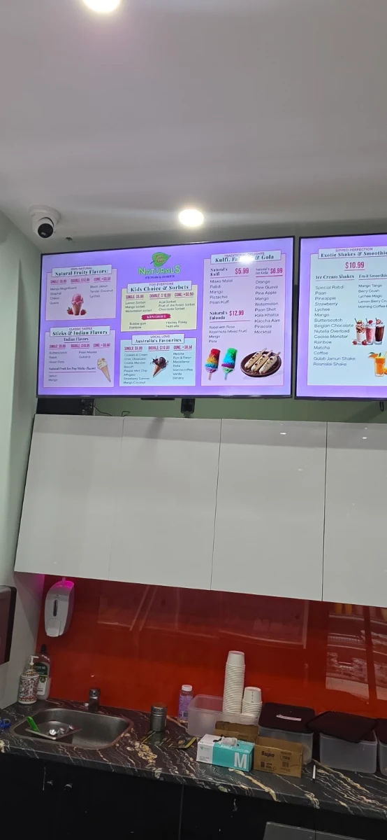 Menu, Paanguru Naturals
