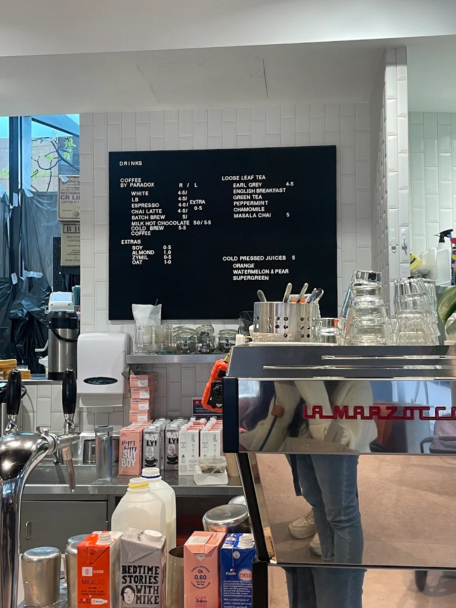 Menu, Banksia Bakehouse