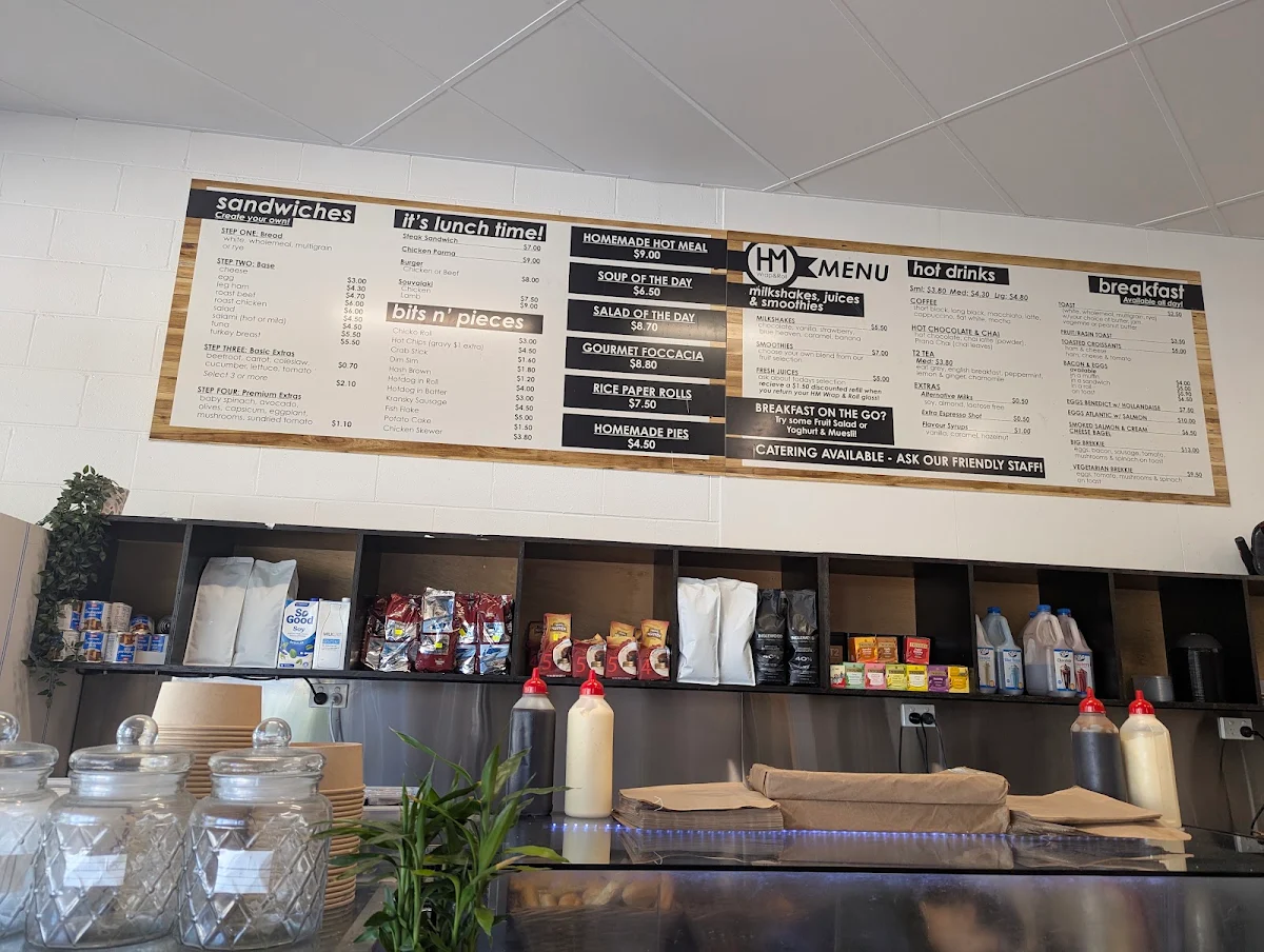 Menu, HM Wrap & Roll