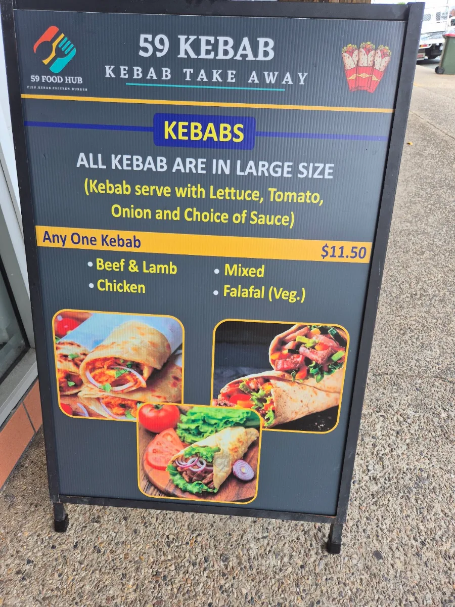 Menu, 59 Fish