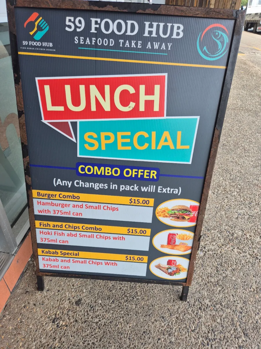 Menu, 59 Fish