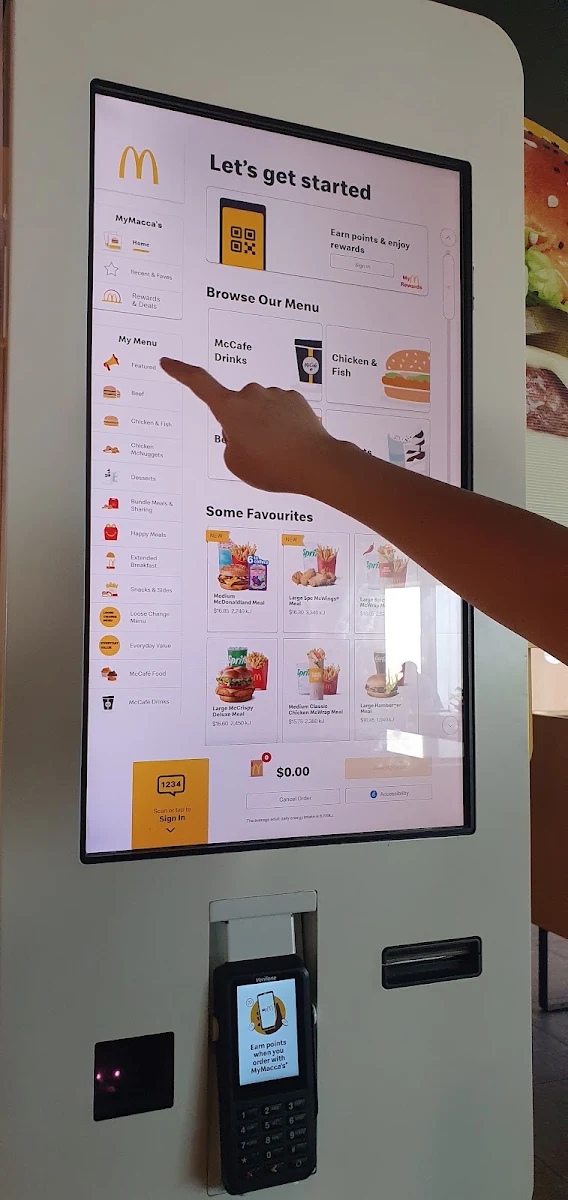 Menu, McDonald's Mackay North