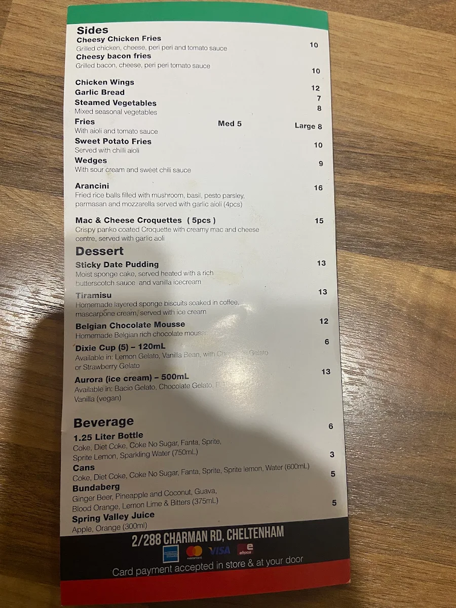 Menu, Hungry Mouth