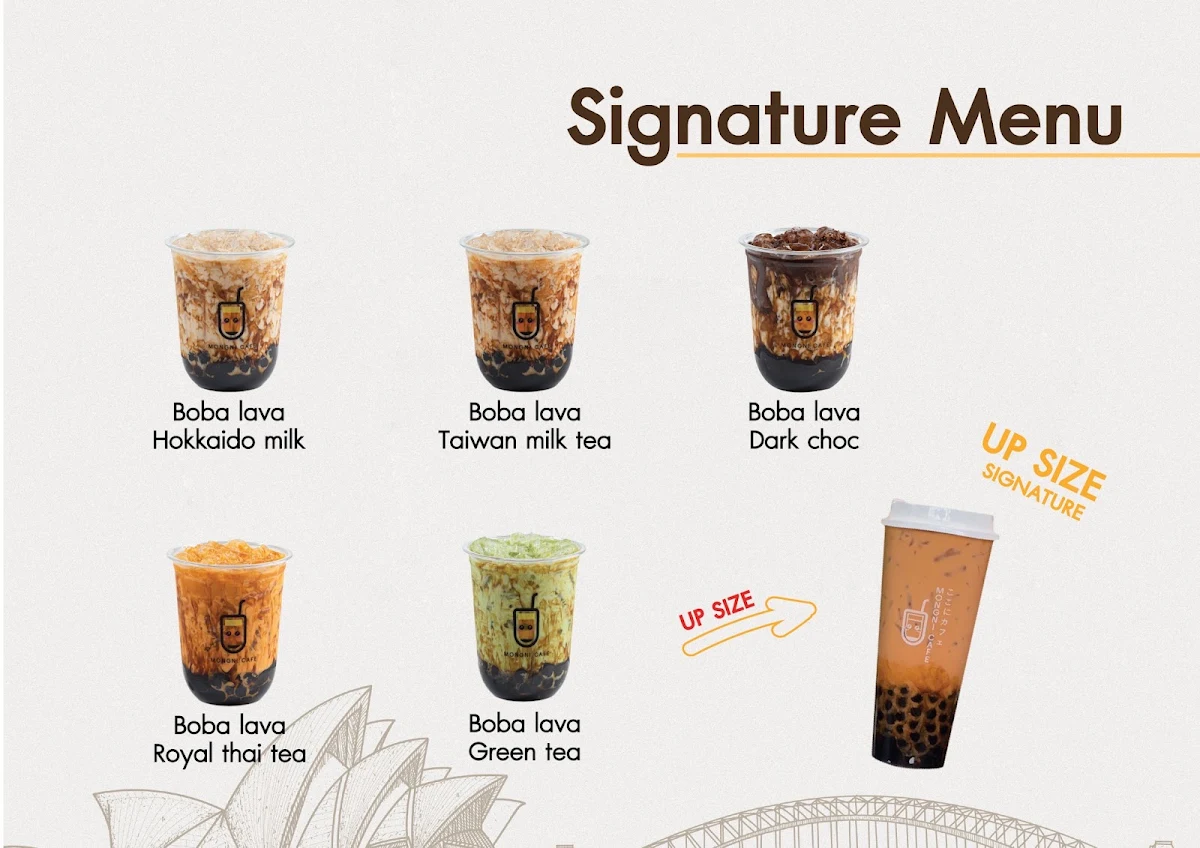 Menu, Mongni Cafe - Sydney CBD