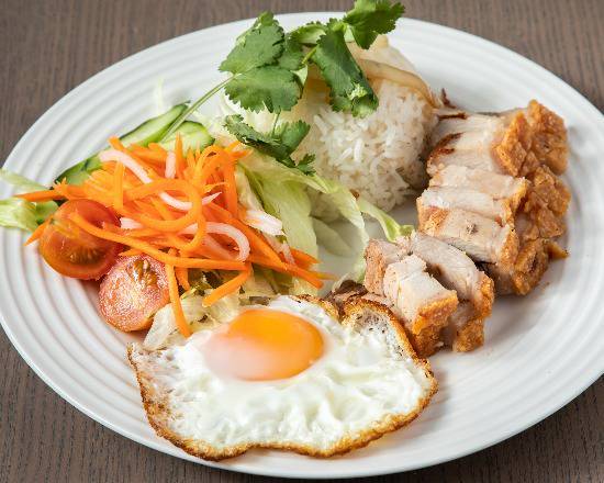 Roast Pork with Steam Rice