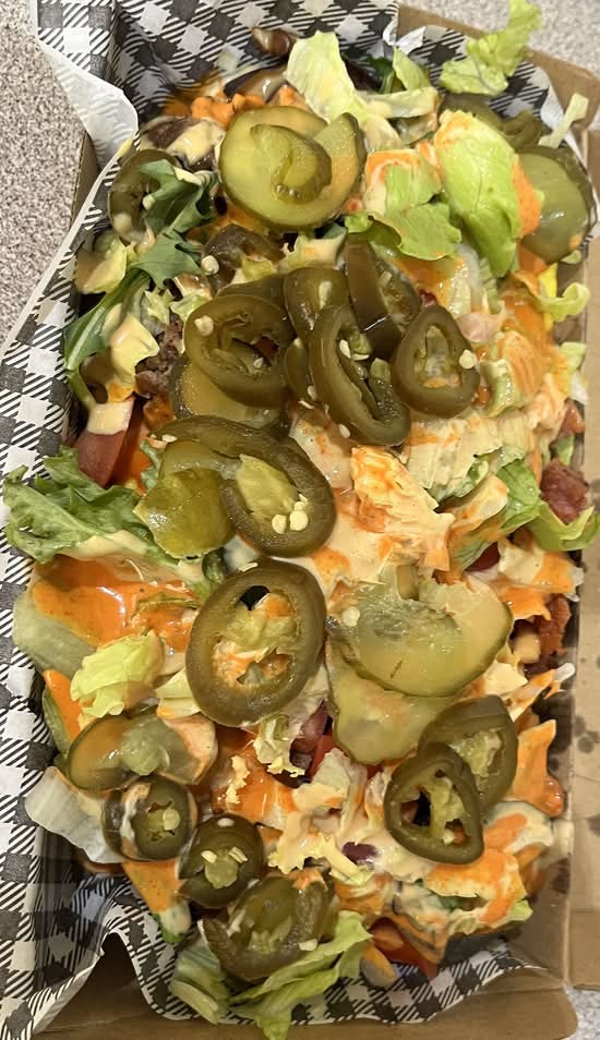 Spicy Burger Loaded Fries