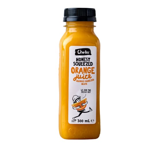 300ml Charlies Orange Juice
