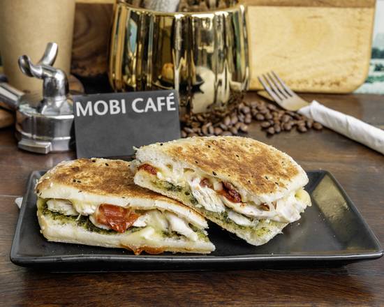 Chicken Pesto and Feta Sandwich