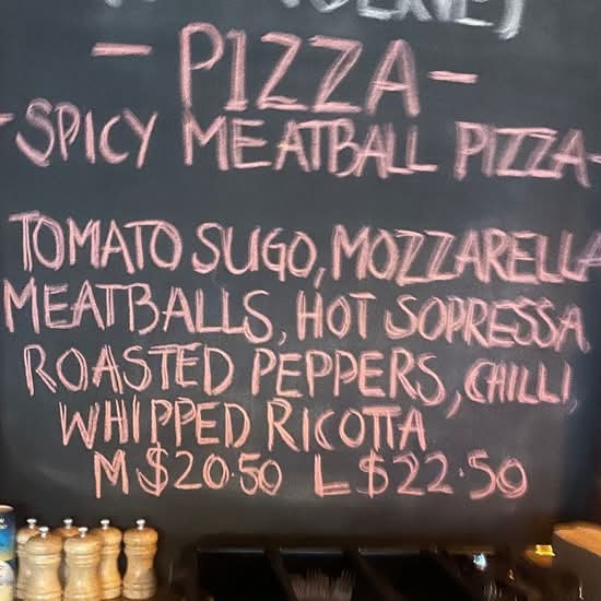 Spicy Meatball Pizza