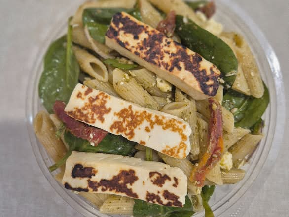 Halloumi Pasta Salad