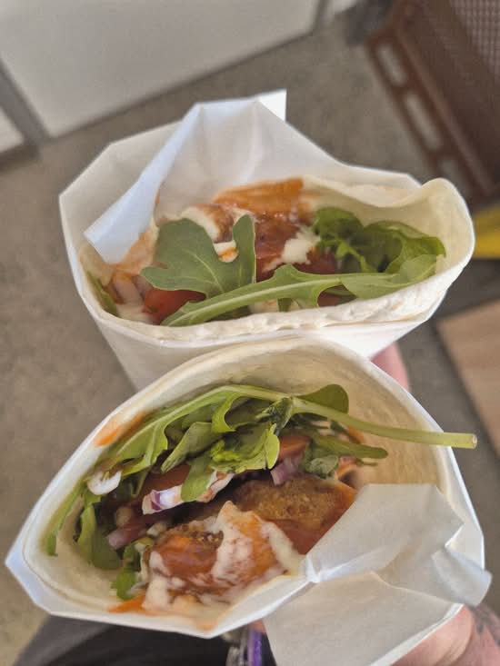 Hot Honey Chicken Wrap