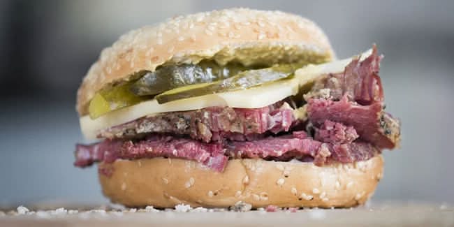 BEEF PASTRAMI BAGEL