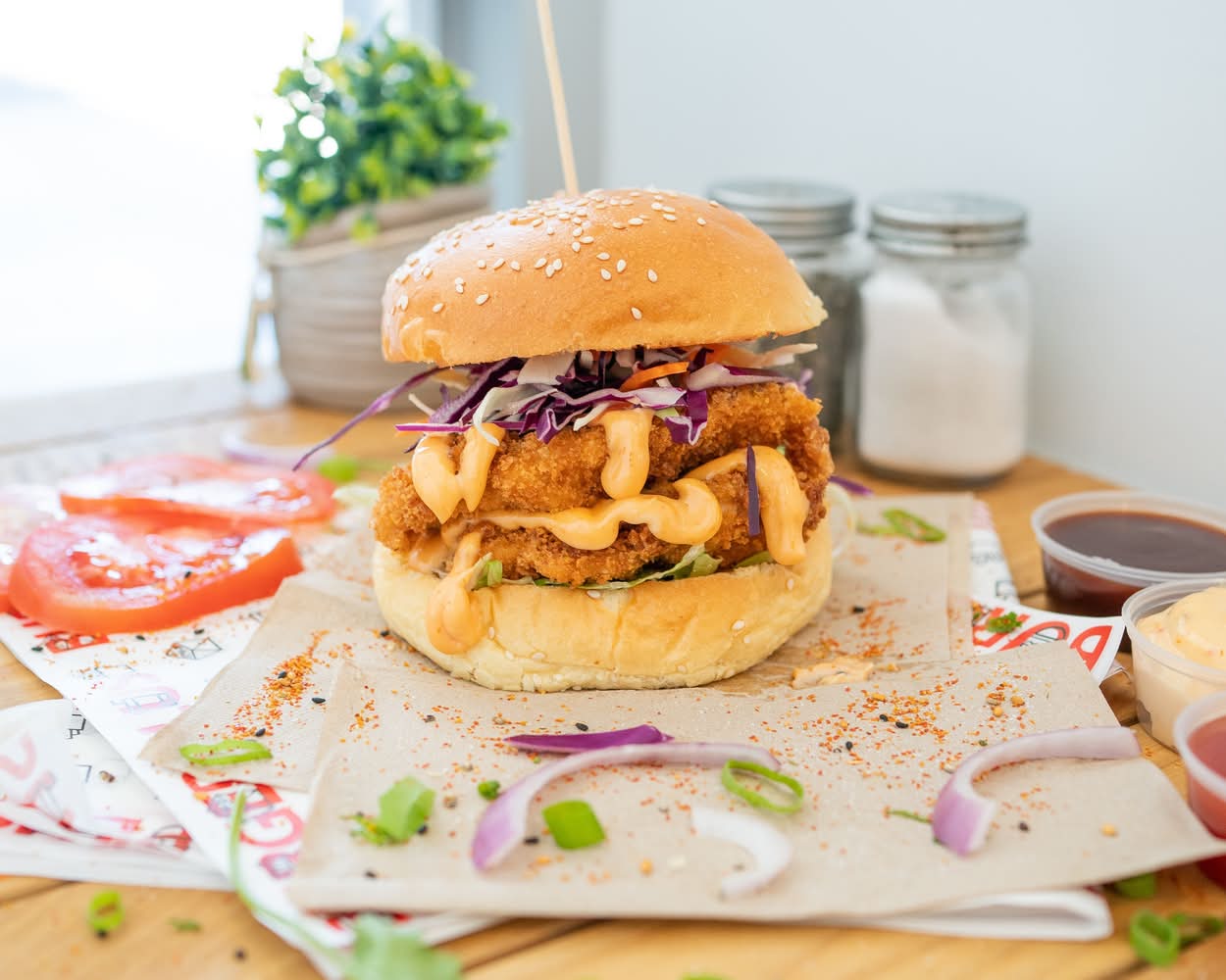 Chicken Schnitzel Burger