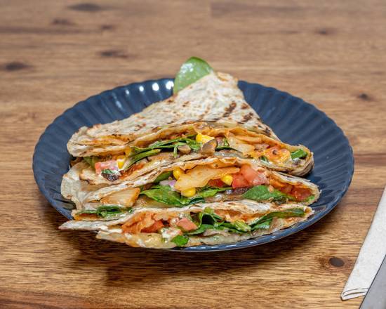 Kimchi and Mushroom Quesadilla (VA)