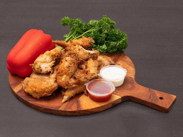 5 Spicy Crispy Chicken Wings and chips (Popular)❤️