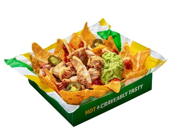 Nachos Loaded with Rotisserie-Style Chicken