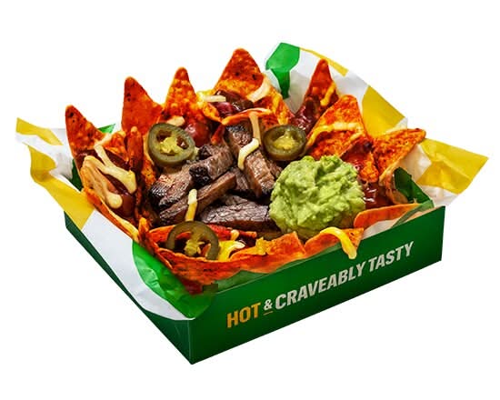 Flamin' Hot Nachos Loaded with Steak