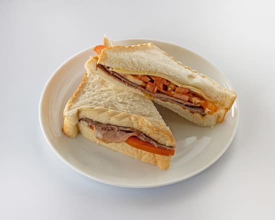 Ham, Cheese and Tomato Sandwich