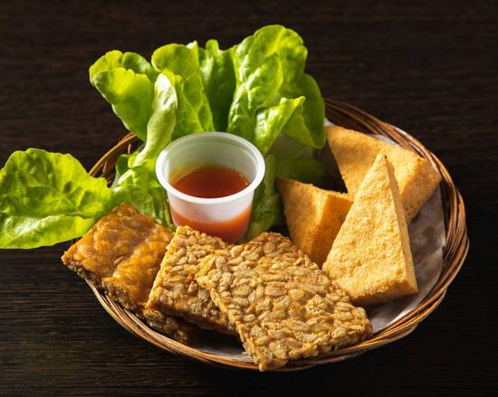 Fried Tempeh Tofu (GF)
