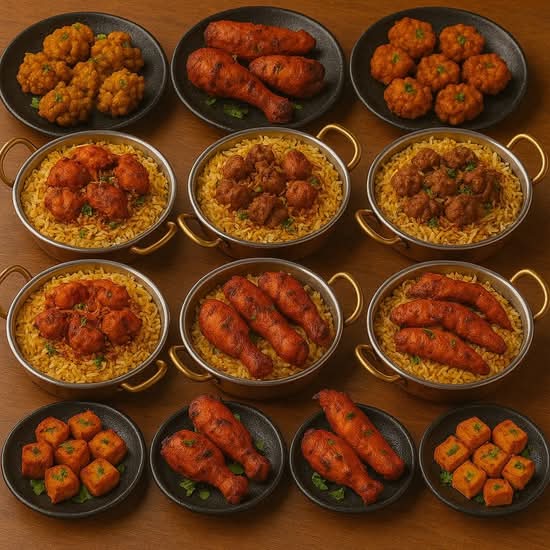 The Grand Maharaja Feast (Serves 10–12)🍽️🔥🌿🍗
