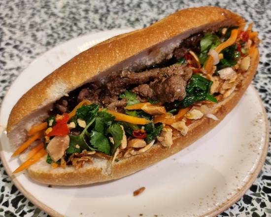 Lemongrass Beef Banh Mi