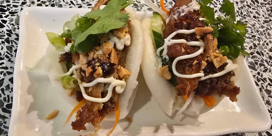 Crispy Pork Bao Buns