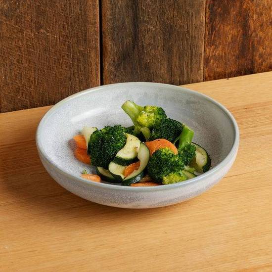 Steamed Seasonal Vegetables