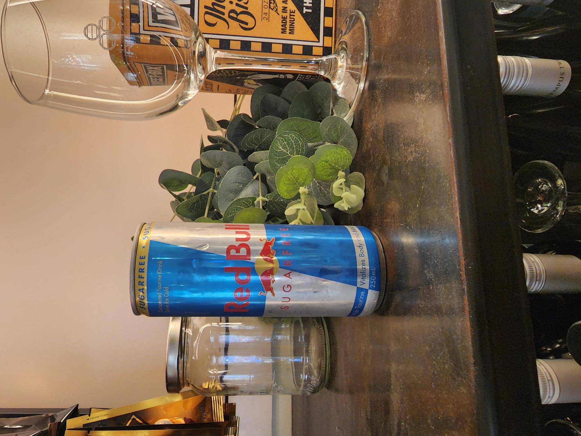 Sugar Free Red Bull Can