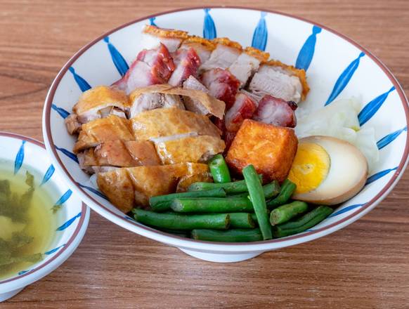 Tri BBQ with Noodles